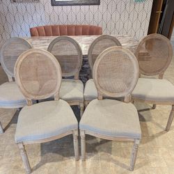 Set Of 6 French Dining Chairs