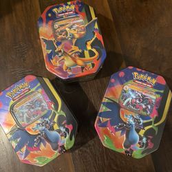 Pokemon Mega Charizard X & Y Tin