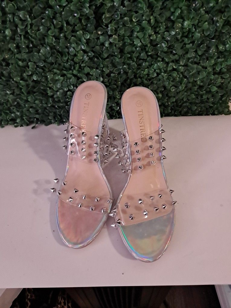 Glass High Heels