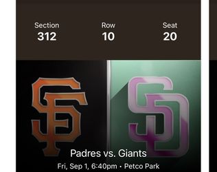 Padres Vs Giants 