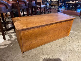 Blanket Storage Wooden Trunk