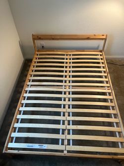 Full size bed and bed frame