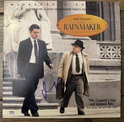 🎬✨ PSA Authentic Matt Damon Signed The Rainmaker LaserDisc – Widescreen Edition ✨🎬