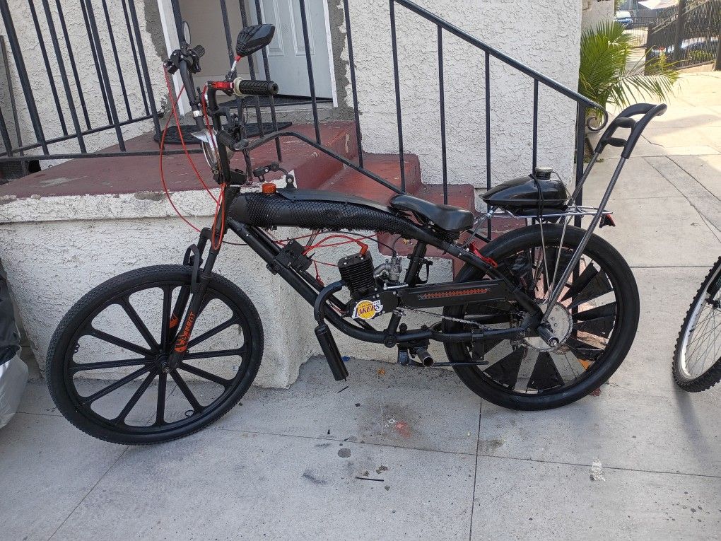 Motorized Bicycle 100 And 10 CC's Runs