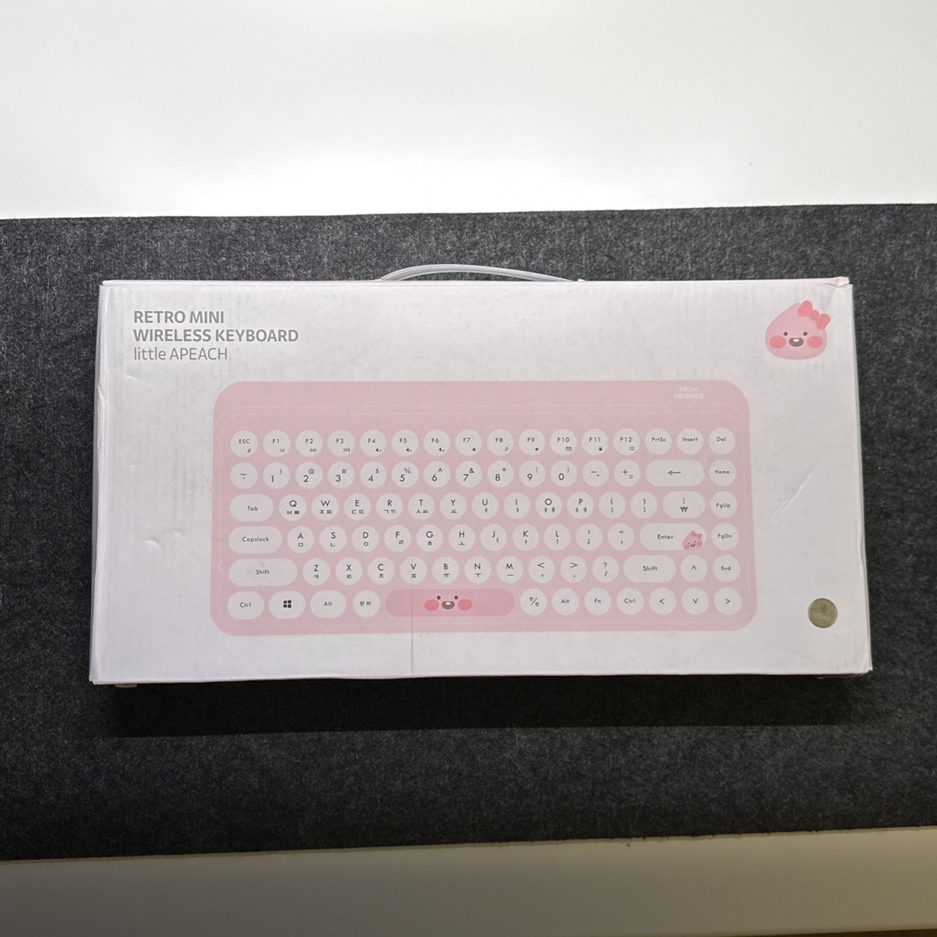 retro mini wireless keyboard little apeach