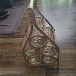 Free Wicker Wine Rack