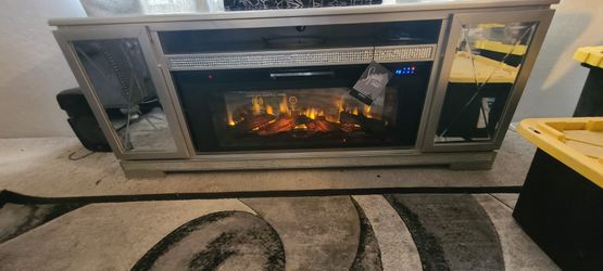 Tv Stand With Fireplace