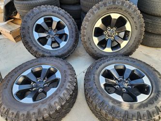 18" RAM REBEL WHEELS RIMS TIRES