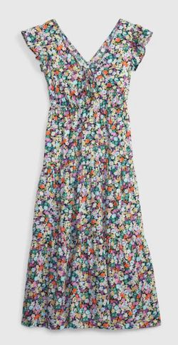 Gap: Flutter Sleeve Maxi Dress, Floral