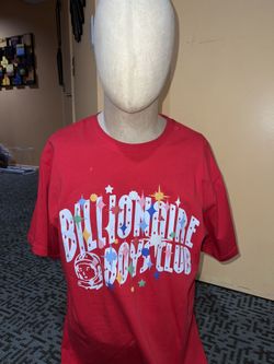 Billionaire boys club size L multicolor / Red tee brand new with bag 