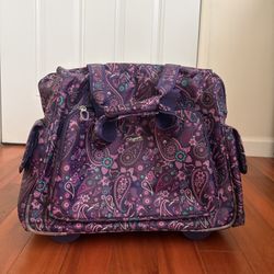 Purple Carry On Bag With Wheels