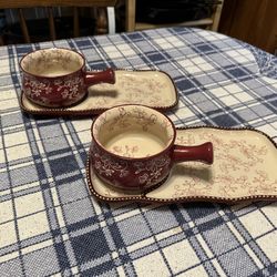 Temporary By Tara Soup/ Sandwich / Snack Set