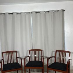 Cherry Wood Accent Chairs 3 Available 