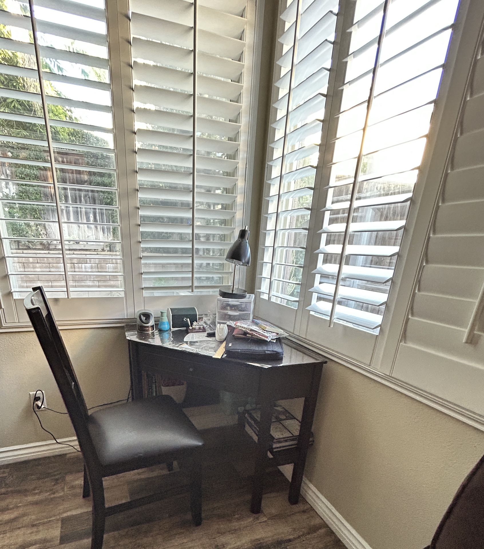 Corner Desk with Chair