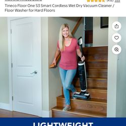 Tineco Floor One S3 Smart Cordless Wet Dry Vacuum Cleaner / Floor Washer for Hard Floors