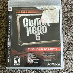 Guitar Hero 5 PS3 complete with manual