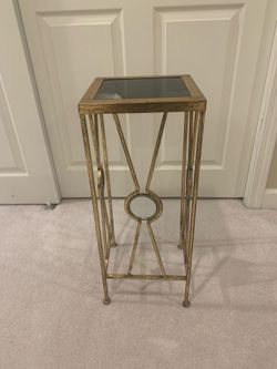 Glam tall table or plant stand