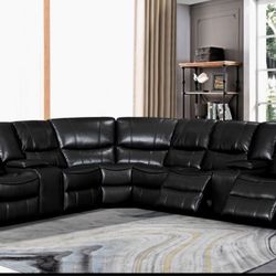 COMFY NEW MADRID RECLINING SECTIONAL SOFA ON SALE ONLY $1599. IN STOCK SAME DAY DELIVERY 🚚 EASY FINANCING 