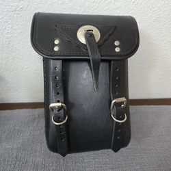 Black Leather Pouch