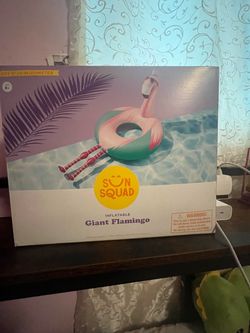 Sun Squad Inflatable Giant Flamingo Pool Float