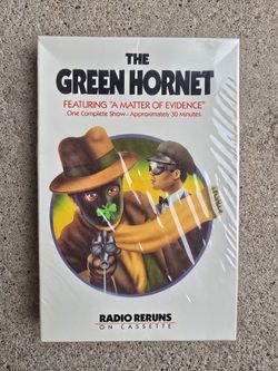 NEW Vintage Green Hornet Audio Tape