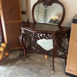 Antique Entry Table 
