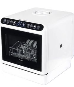 Portable washer with drying and sterilizing modes