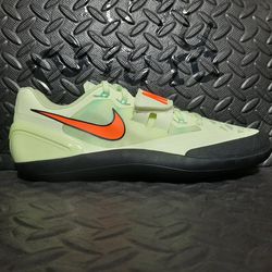 Nike Zoom Rotational 6 Green Volt Track Throwing Shoes 685131-700 size 10