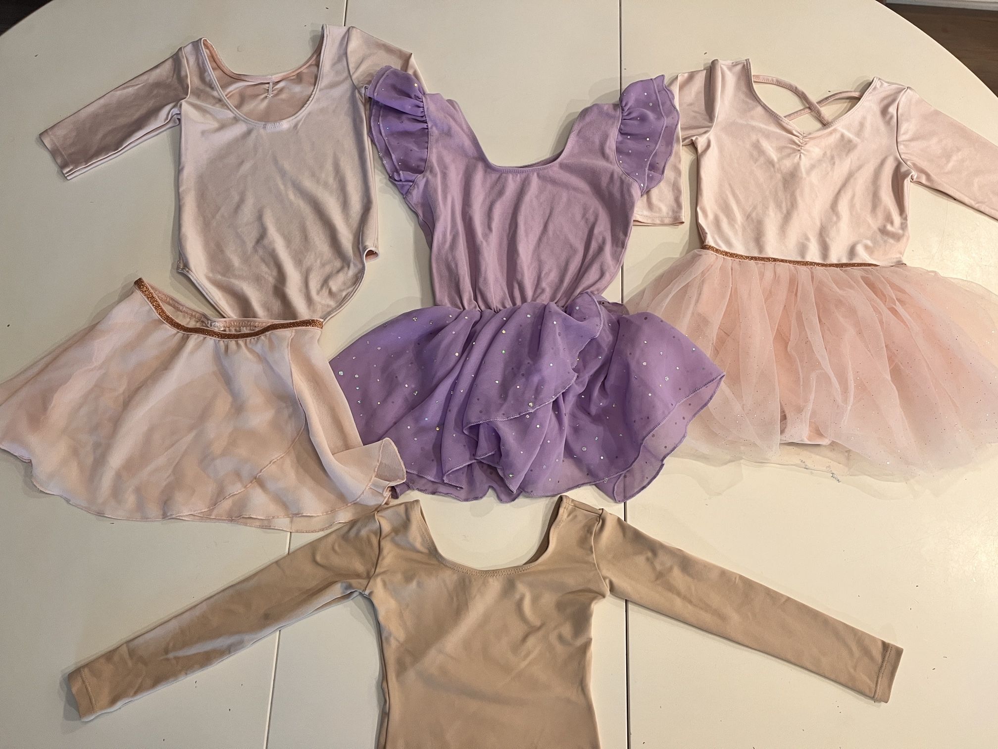 4 Sets of Ballet Leotards Or Gymnastics 3T