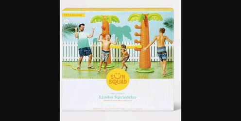 Sun Squad Inflatable Limbo Sprinkler 7.5ft — New in Box