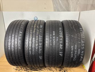Set 4 tires 255 45 20 Continental crosscontact Lx Sport