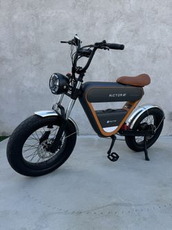 Retro Cafe Racer Style Ebike Electric Bike | Rictor K1
