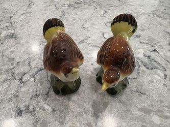Vintage Bird Salt and Pepper Shakers 