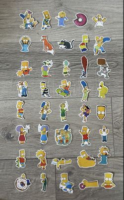 New The Simpsons Stickers 40 Pcs (Price For All)