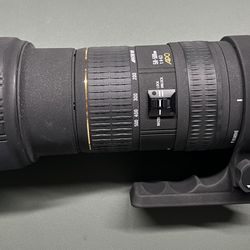 Sigma SA mount 50-500 f4 Lens