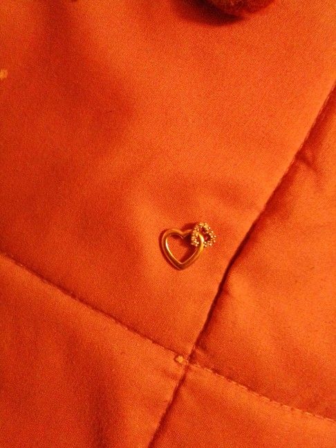 10K Gold Diamond Heart's Charm 