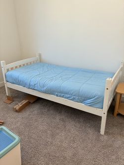 FREE White twin bed frame