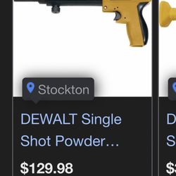 DeWalt P2201 Single Shot Powder Actuated Trigger Tool