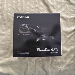 Canon power shot G7 x III *new box*