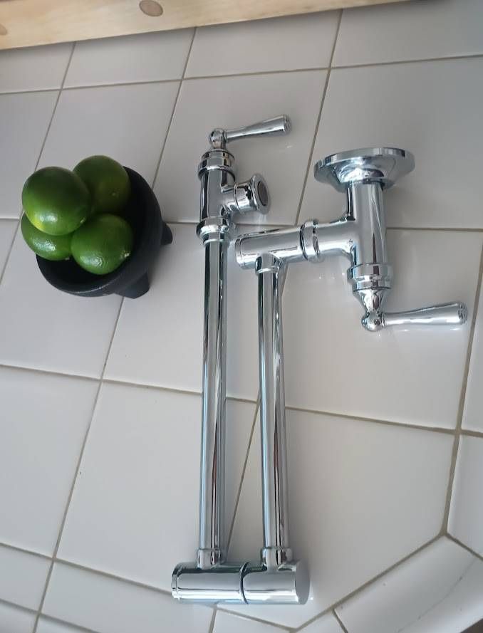 Traditional Pasta Large Pot Filler Kitchen Cooktop Faucet