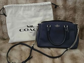 Navy Coach Bag