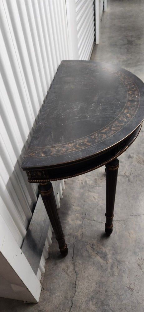 Bombay Company Half Moon Console table with 1 drawer