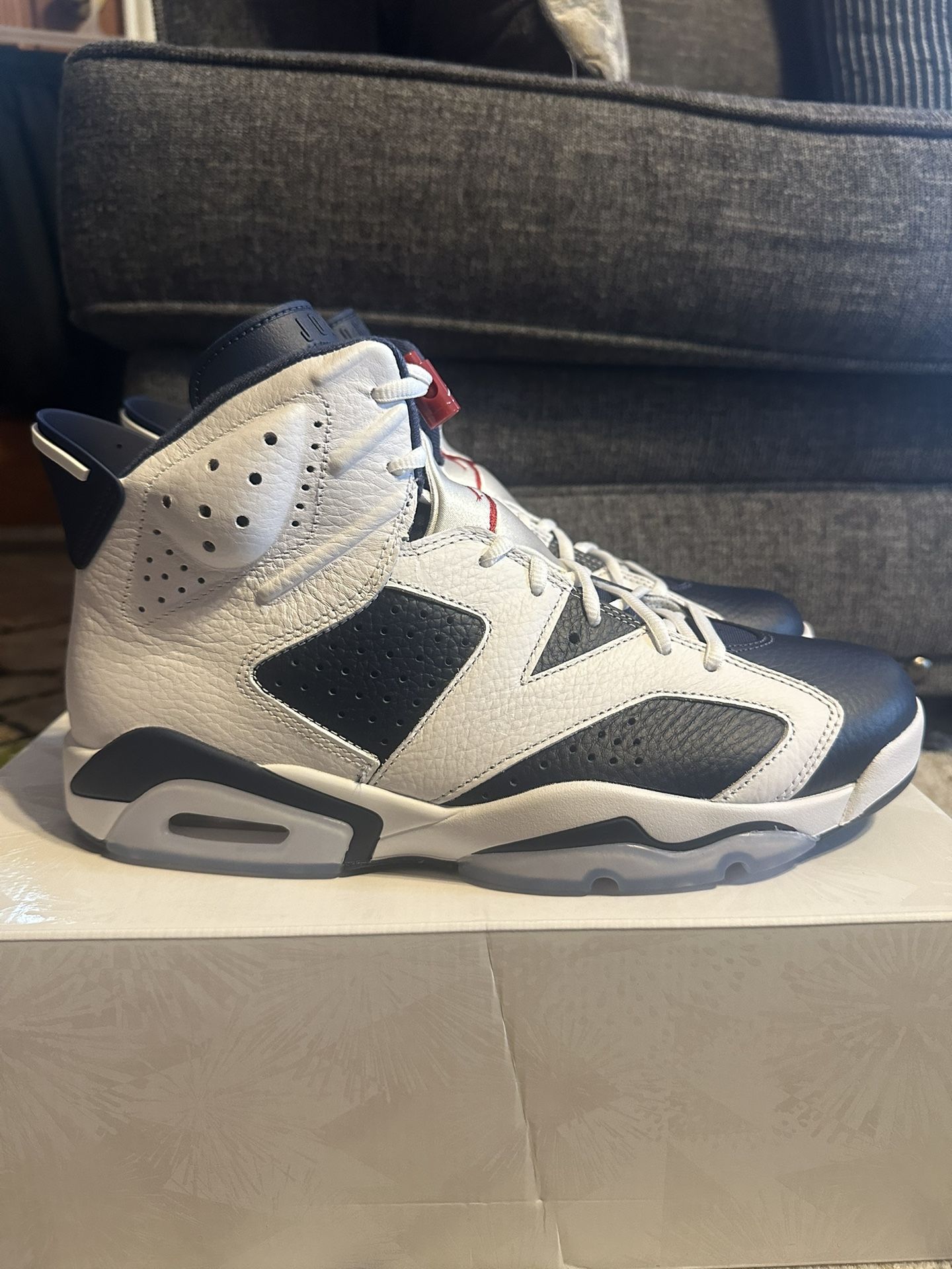 Brand new Jordan Retro 6 Olympic Size 11 with box