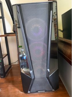 Gaming desktop & monitor