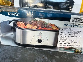 Rival 20 Quart Roaster Oven