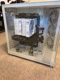 White Entry Level Gaming PC - i7-9700K / RTX 2060 / 16GB RAM / NZXT H6 Flow