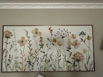 Wild flower canvas 48x24