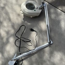 Work Bench Light W/ Magnifier