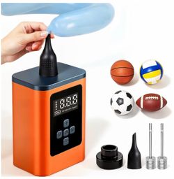 *New In Box* Portable 2-in-1 Electric Ball Pump & 260 Long Balloon Pump 1800mAh