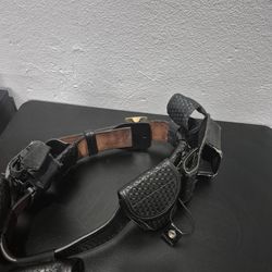 Leather duty Belt